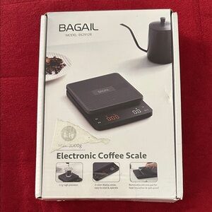 Black Electronic Coffee Scale